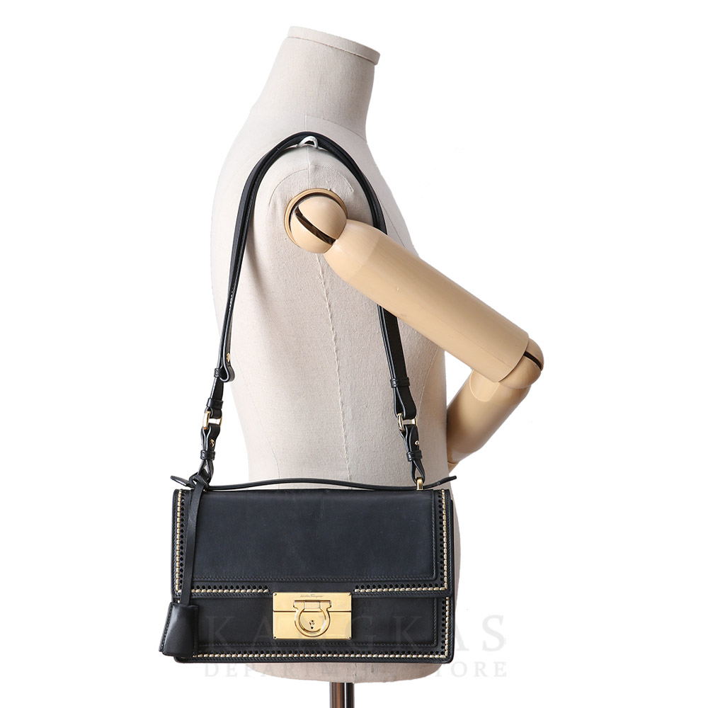 FERRAGAMO(USED)페레가모 간치니 숄더백